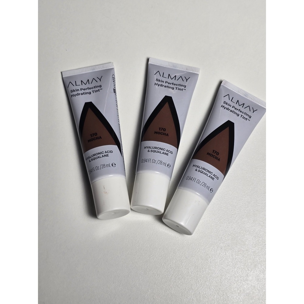 3 Almay Skin Perfecting‎ Hydrating Tint 170 Mocha .94fl oz NEW